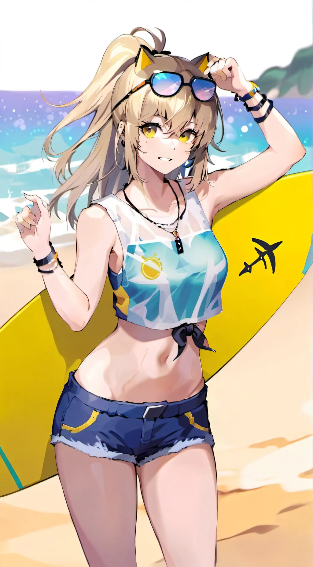 ai character: Sandy  background