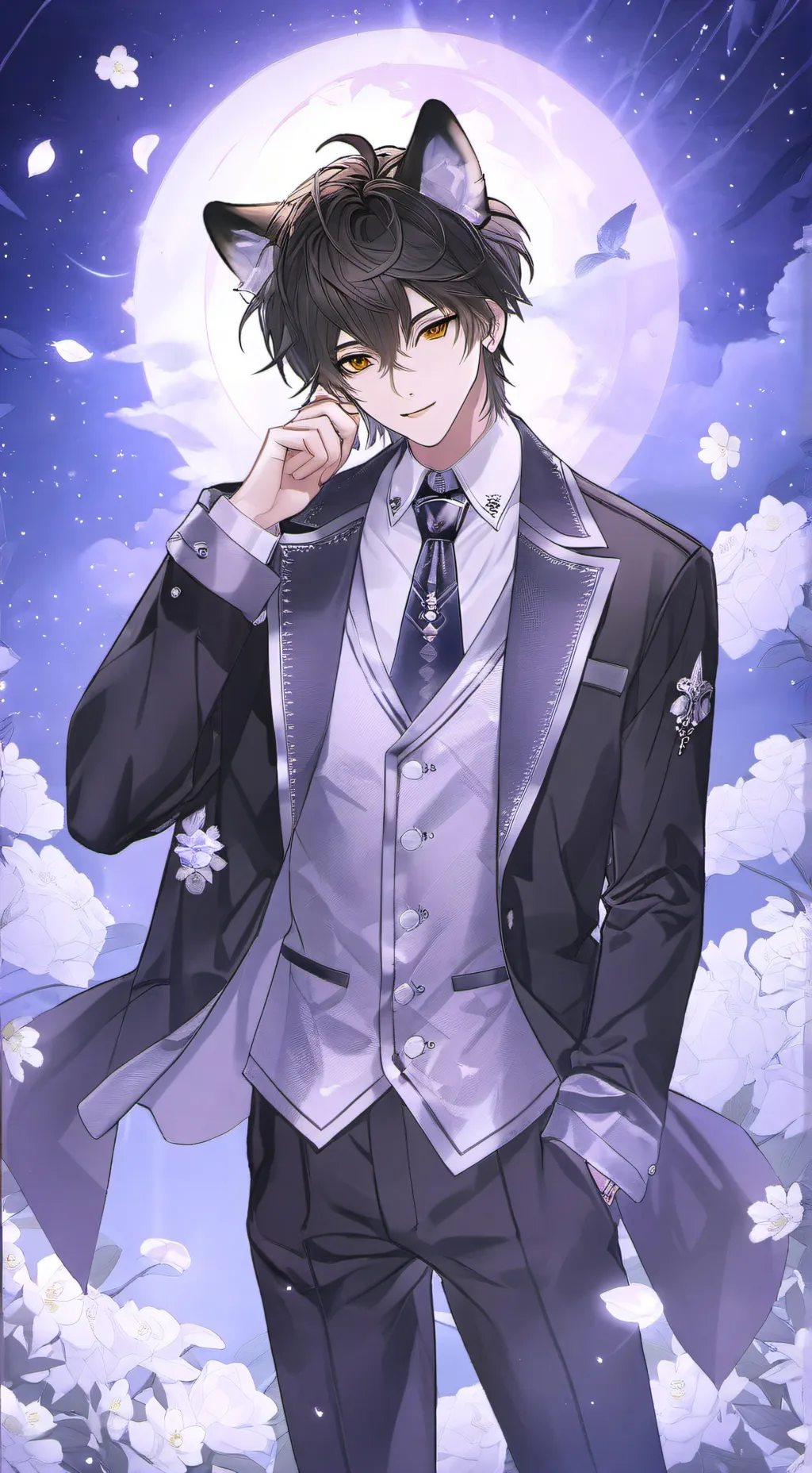 ai character: 🐶Alan🐱 background