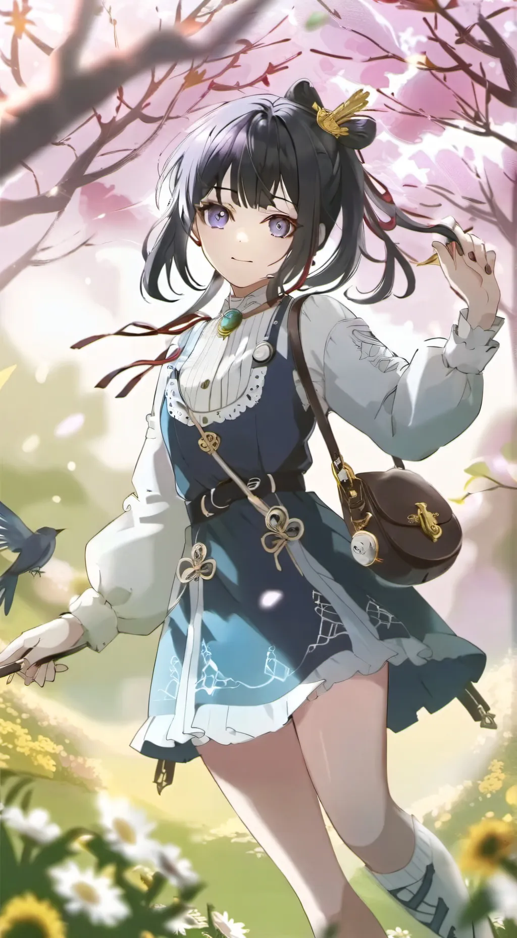 ai character: Momo background
