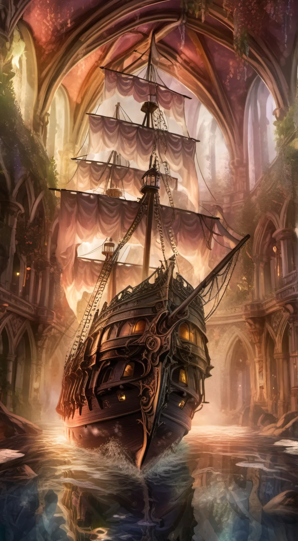 ai character: Tadc boat ride background