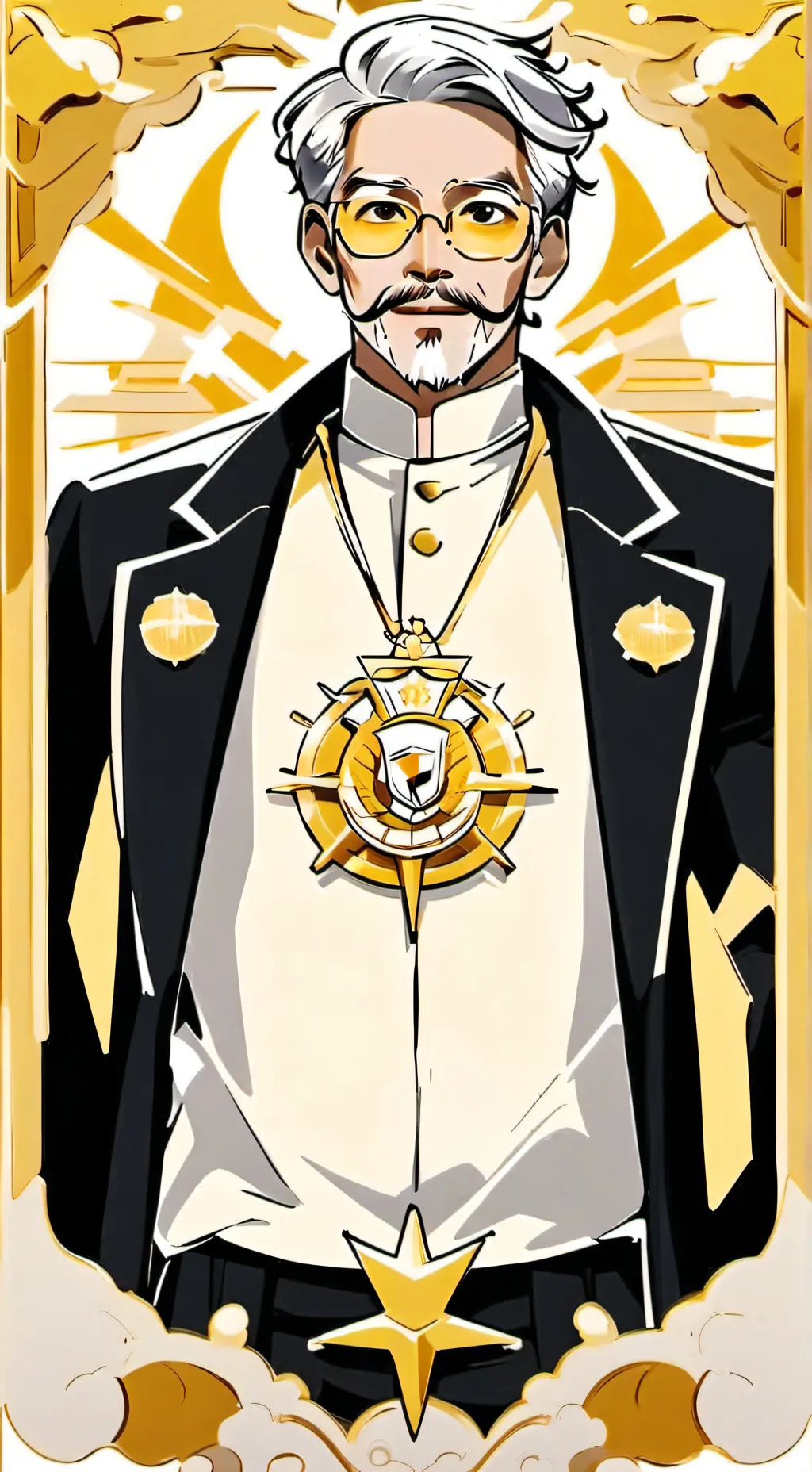 ai character: mic background