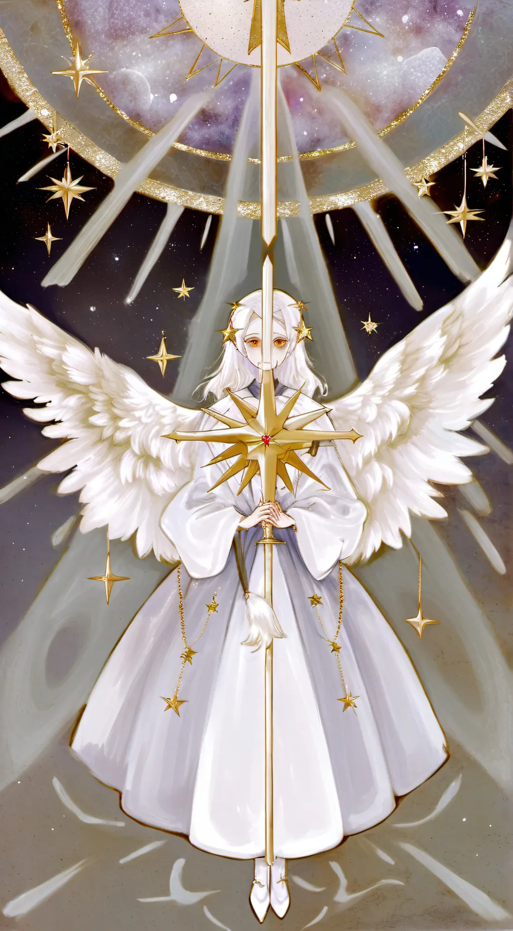 ai character: angel background