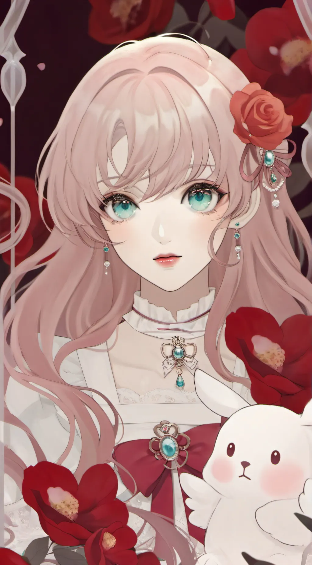 ai character: Ashley  background