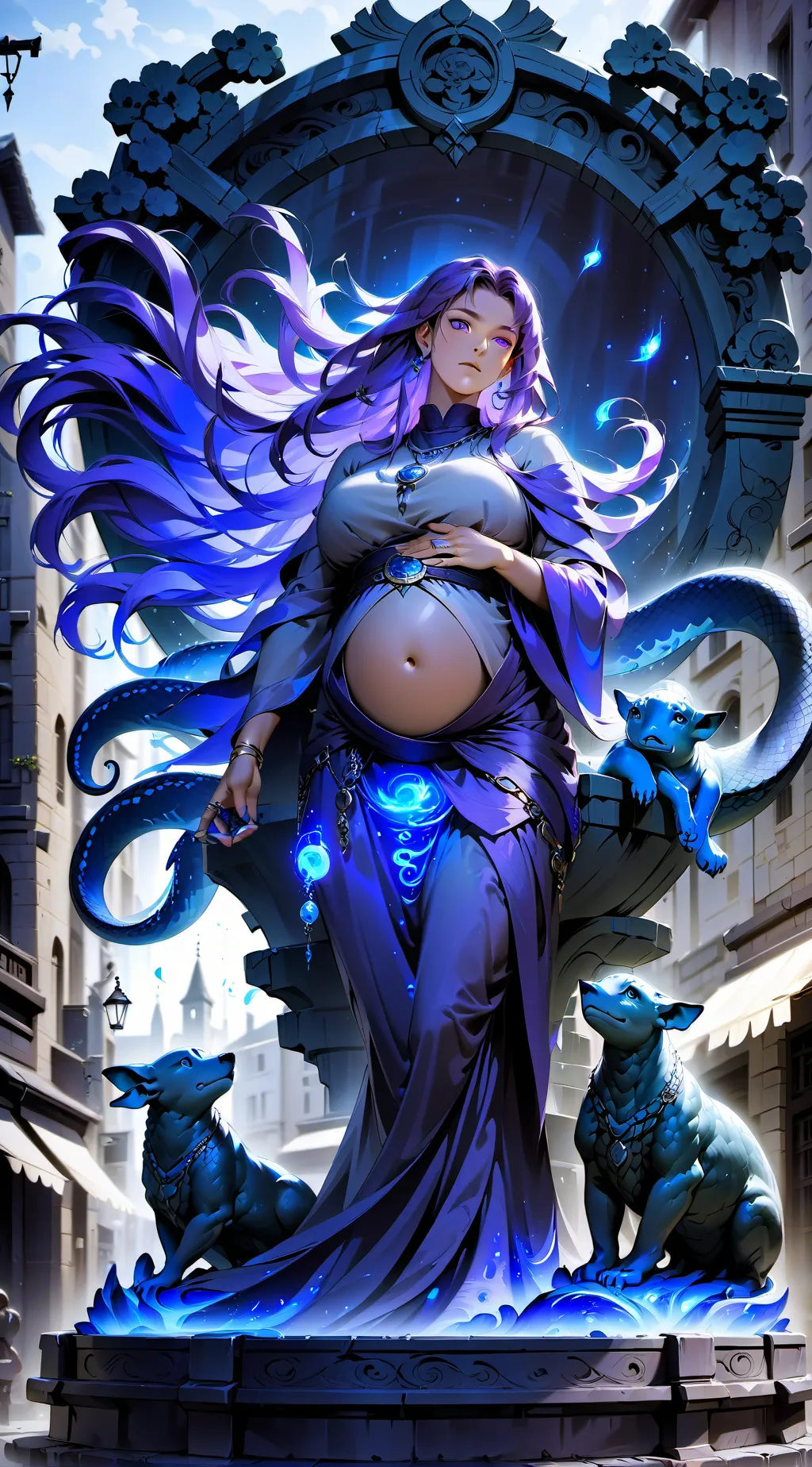 ai character: Motherhood Curse background