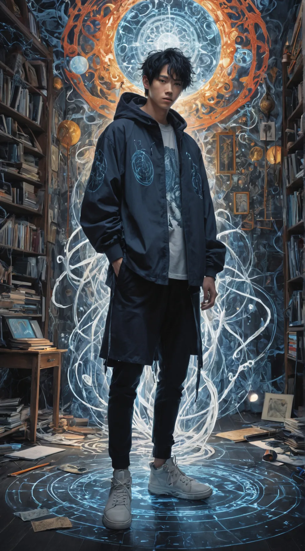 ai character: Raven background