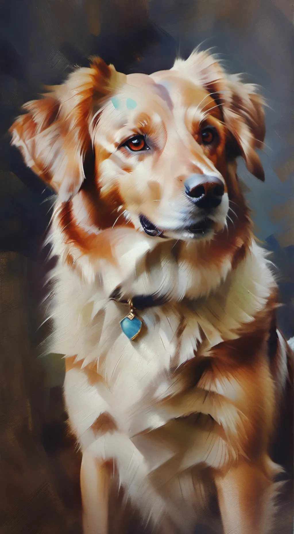 ai character: she faked it background