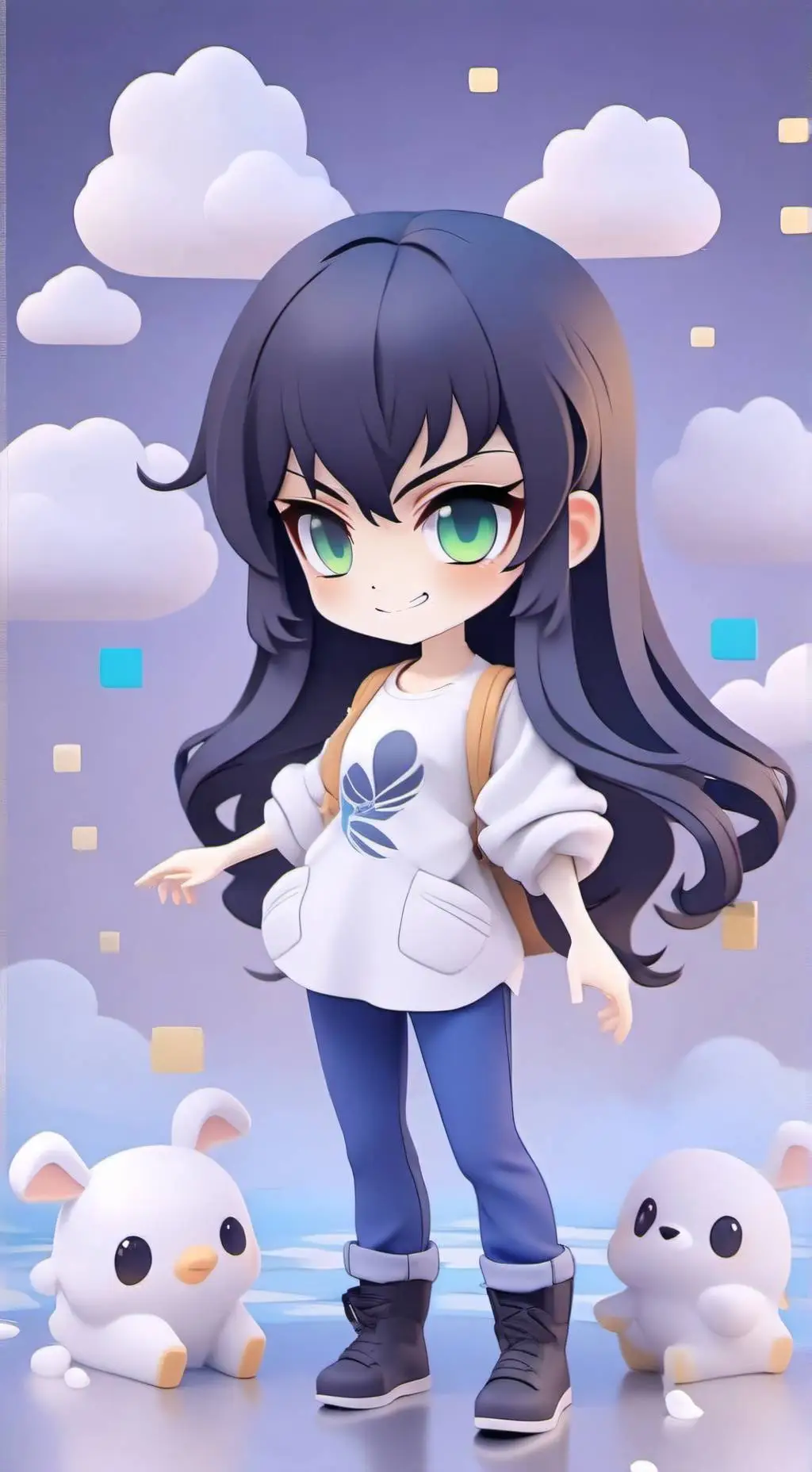 ai character: Akaza background