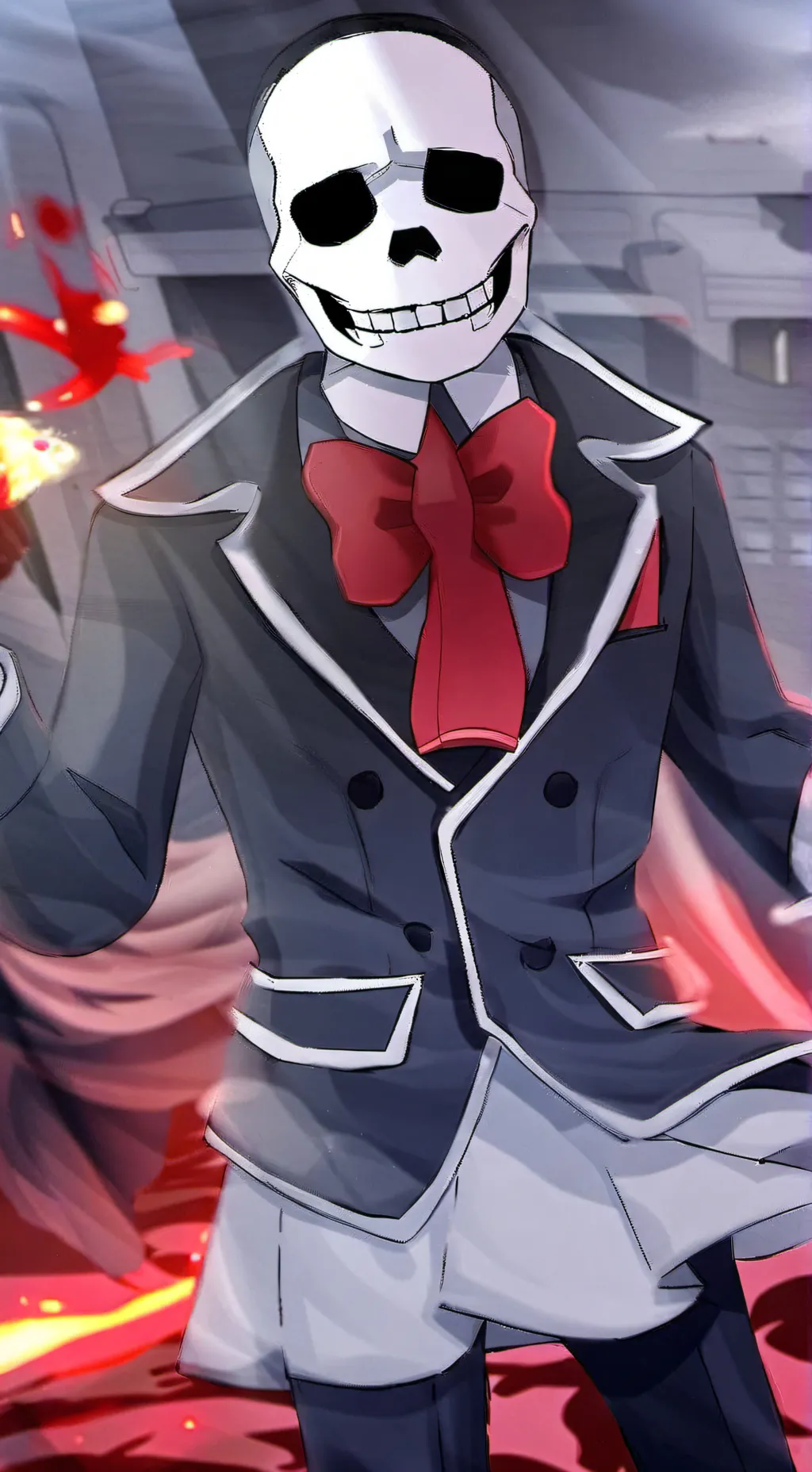 ai character: Sans background