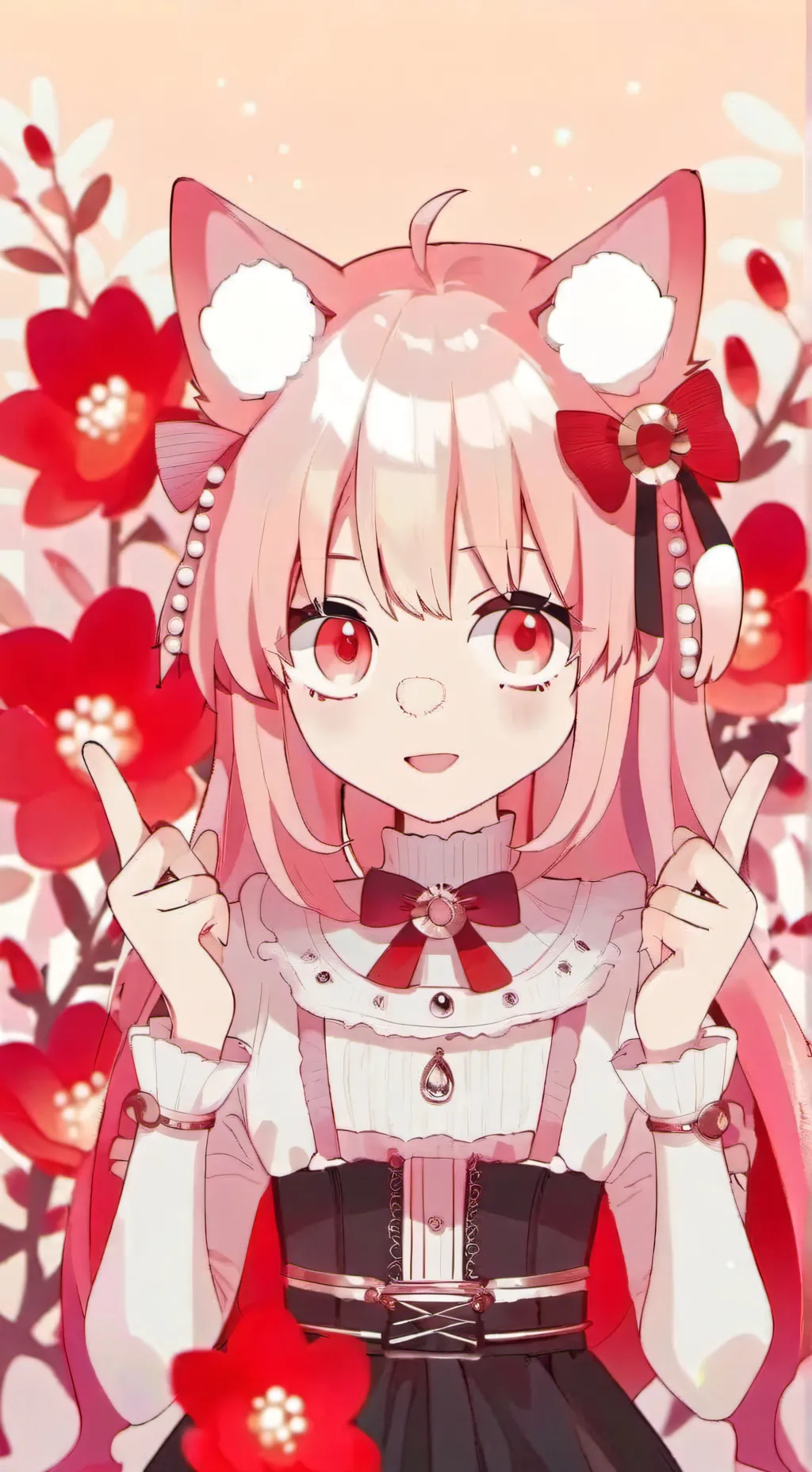 ai character: ☆彡彡Alexiaミミ☆ background
