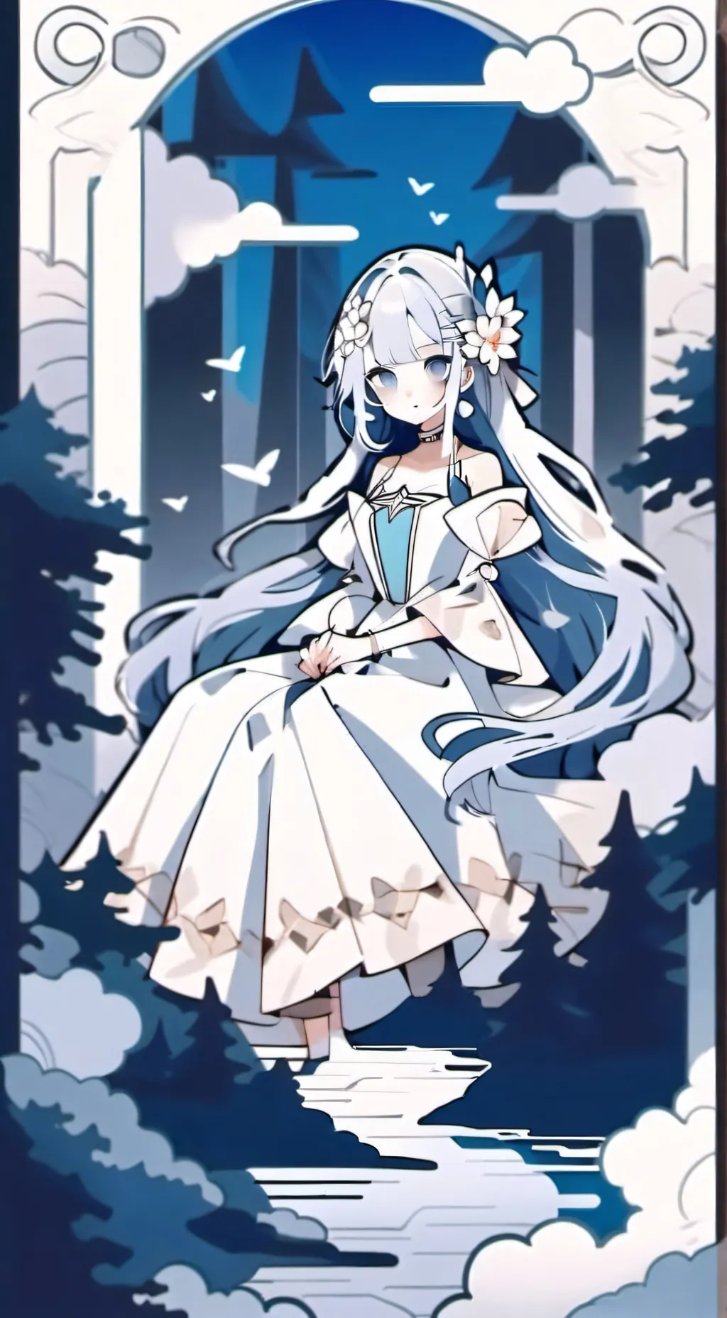 ai character: Fpe but cats background