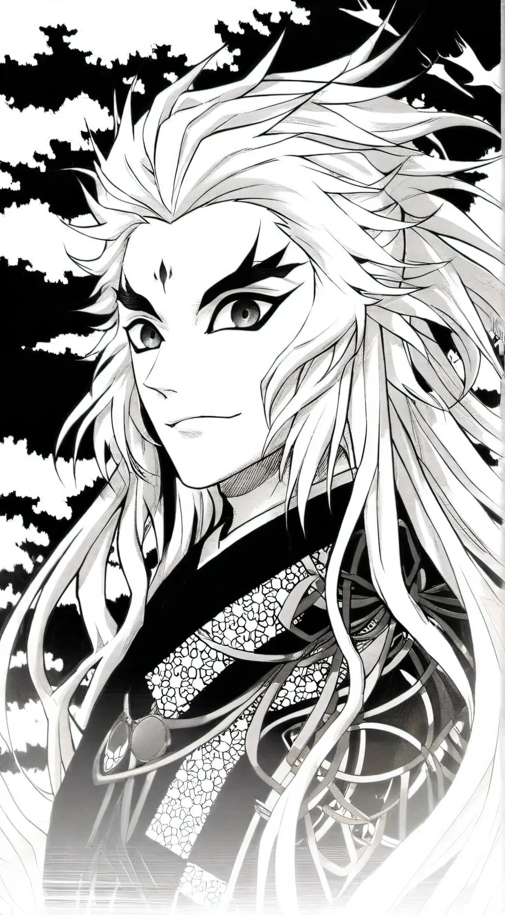 ai character: Kyojuro Rengoku background