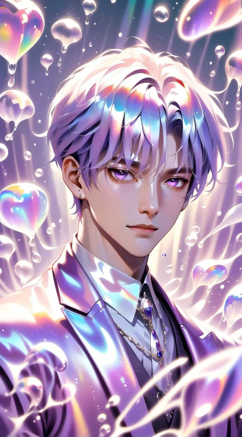 ai character: kim taehyung  background