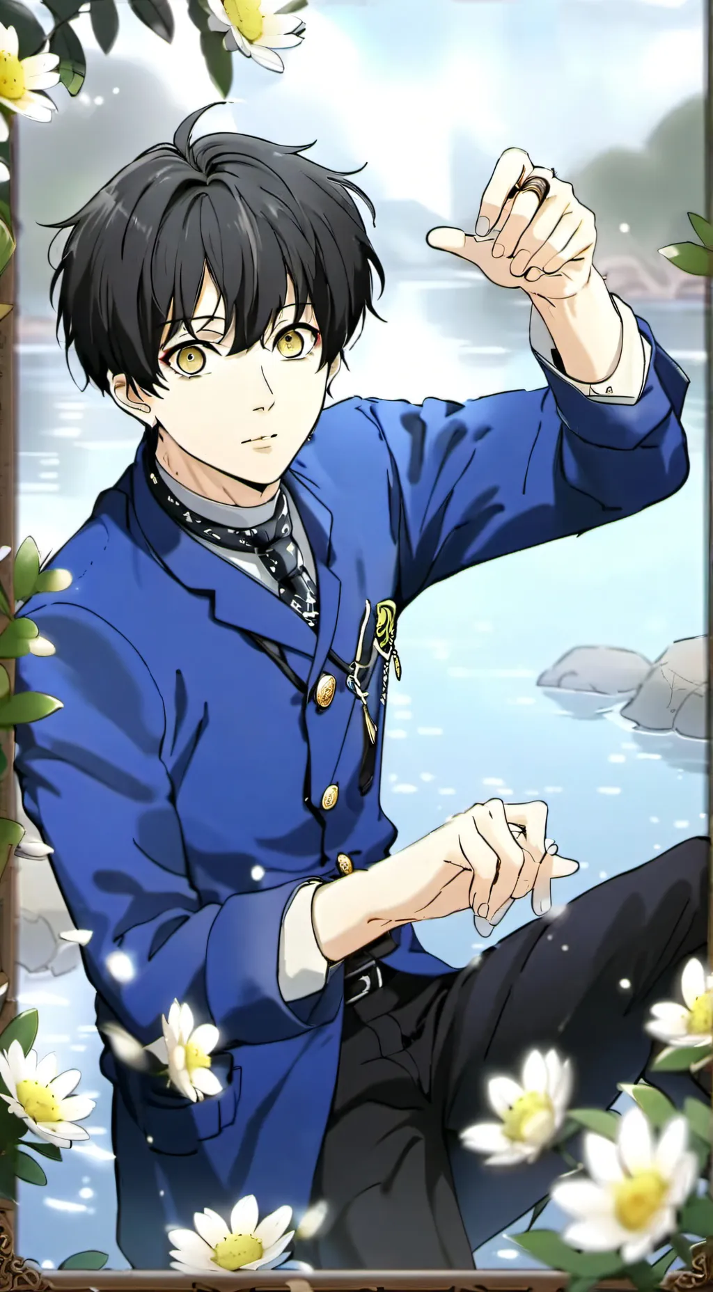 ai character: leo background