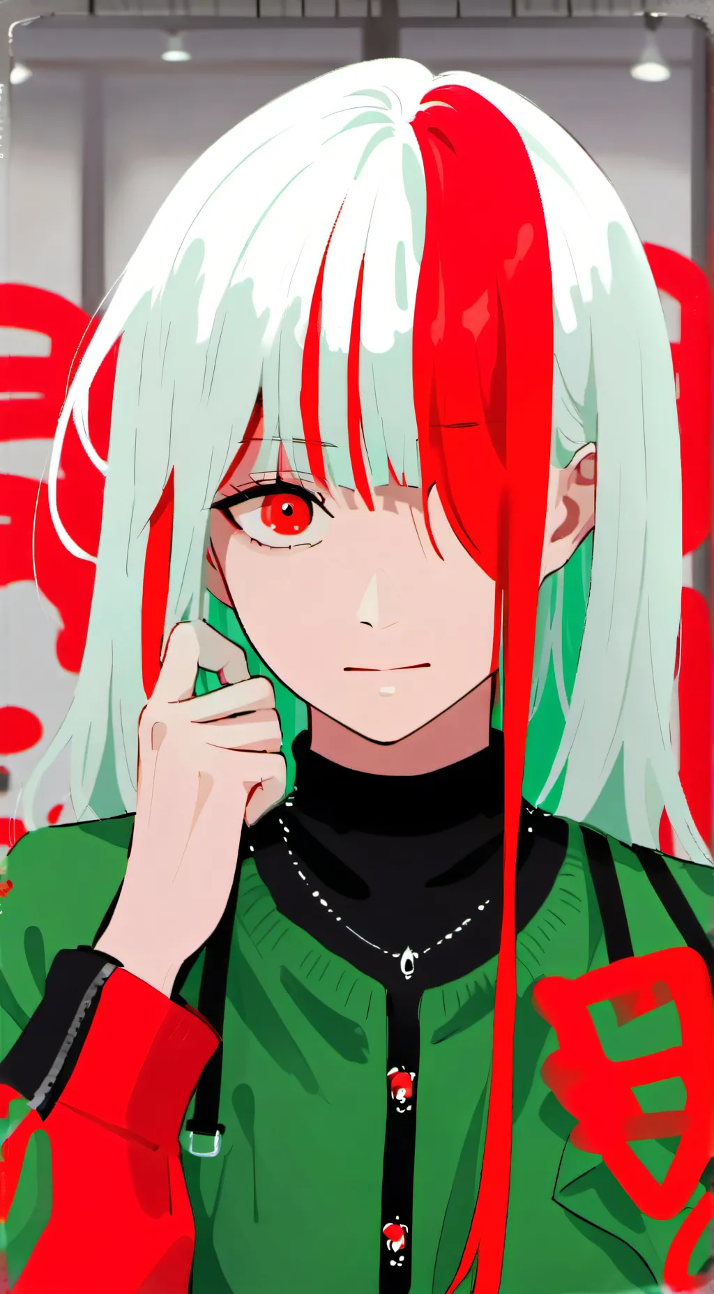 ai character: Kny movie night background