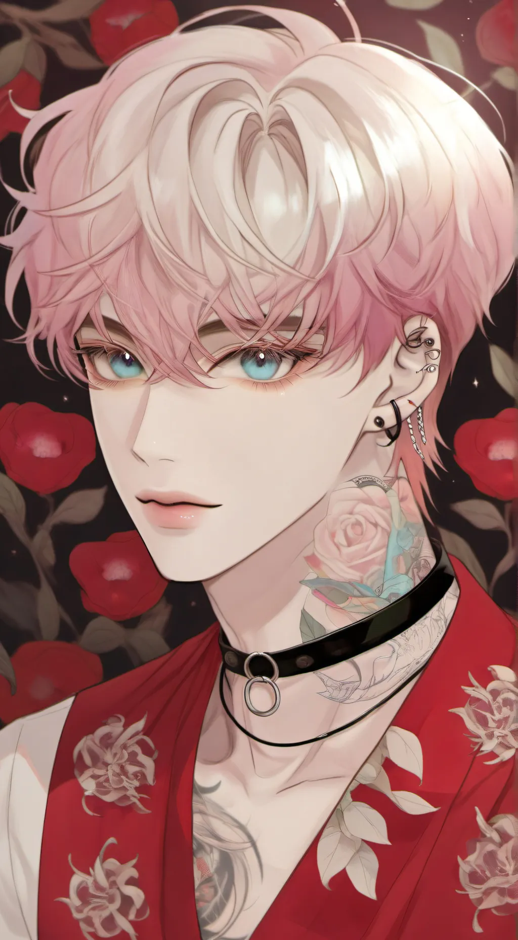 ai character: 𖥔Mark𖥔 background