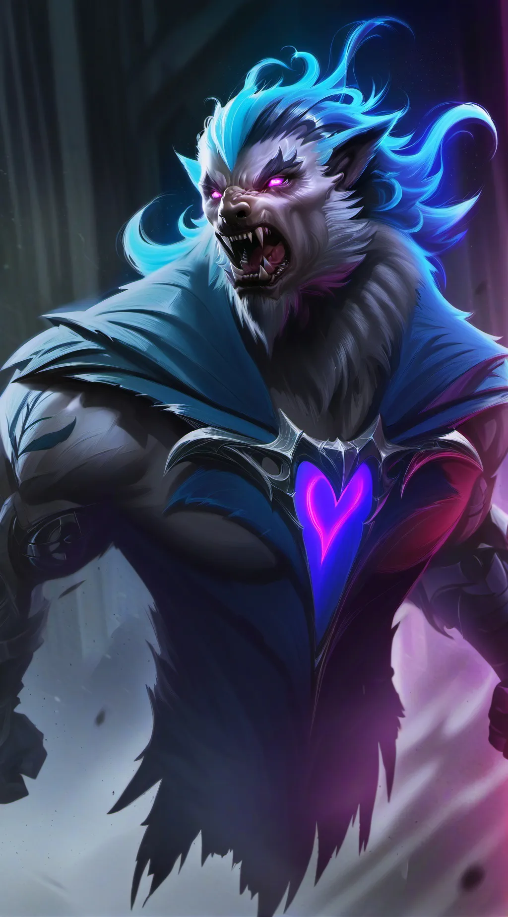 ai character: werewolf background