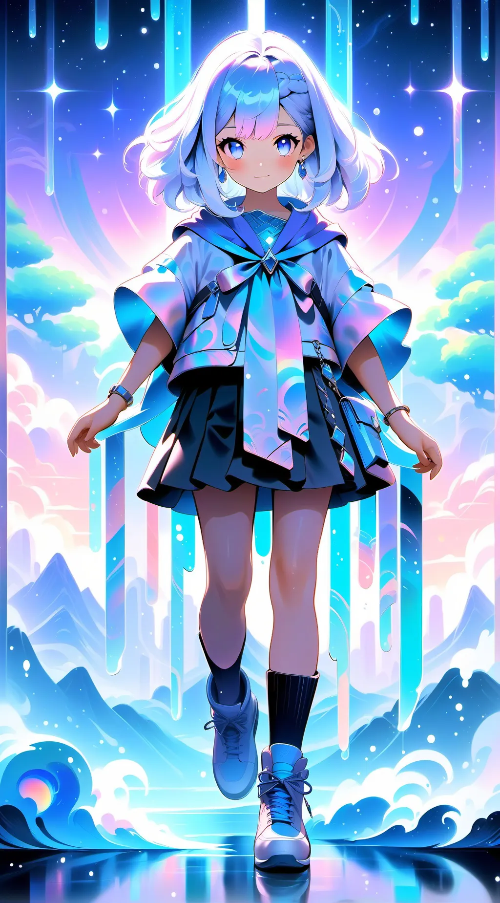 ai character: am back  background
