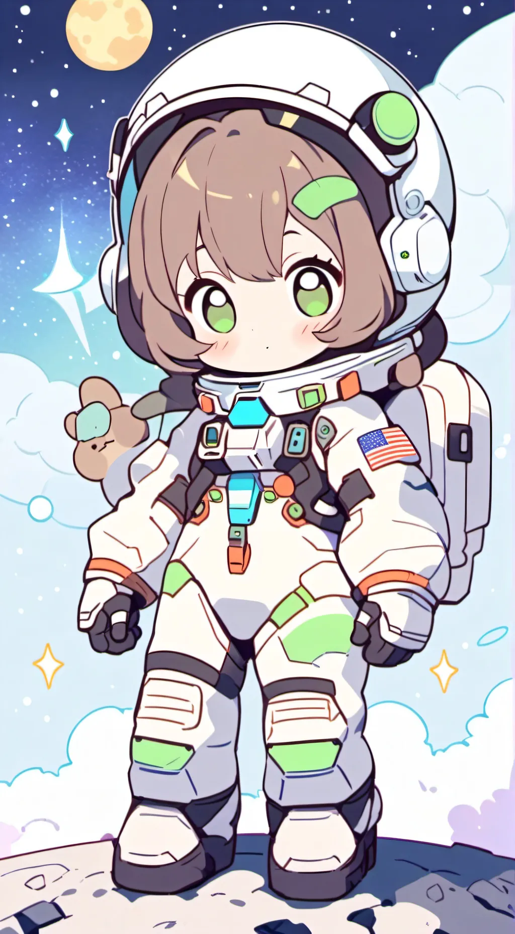 ai character: Roxanne(new oc ig) background