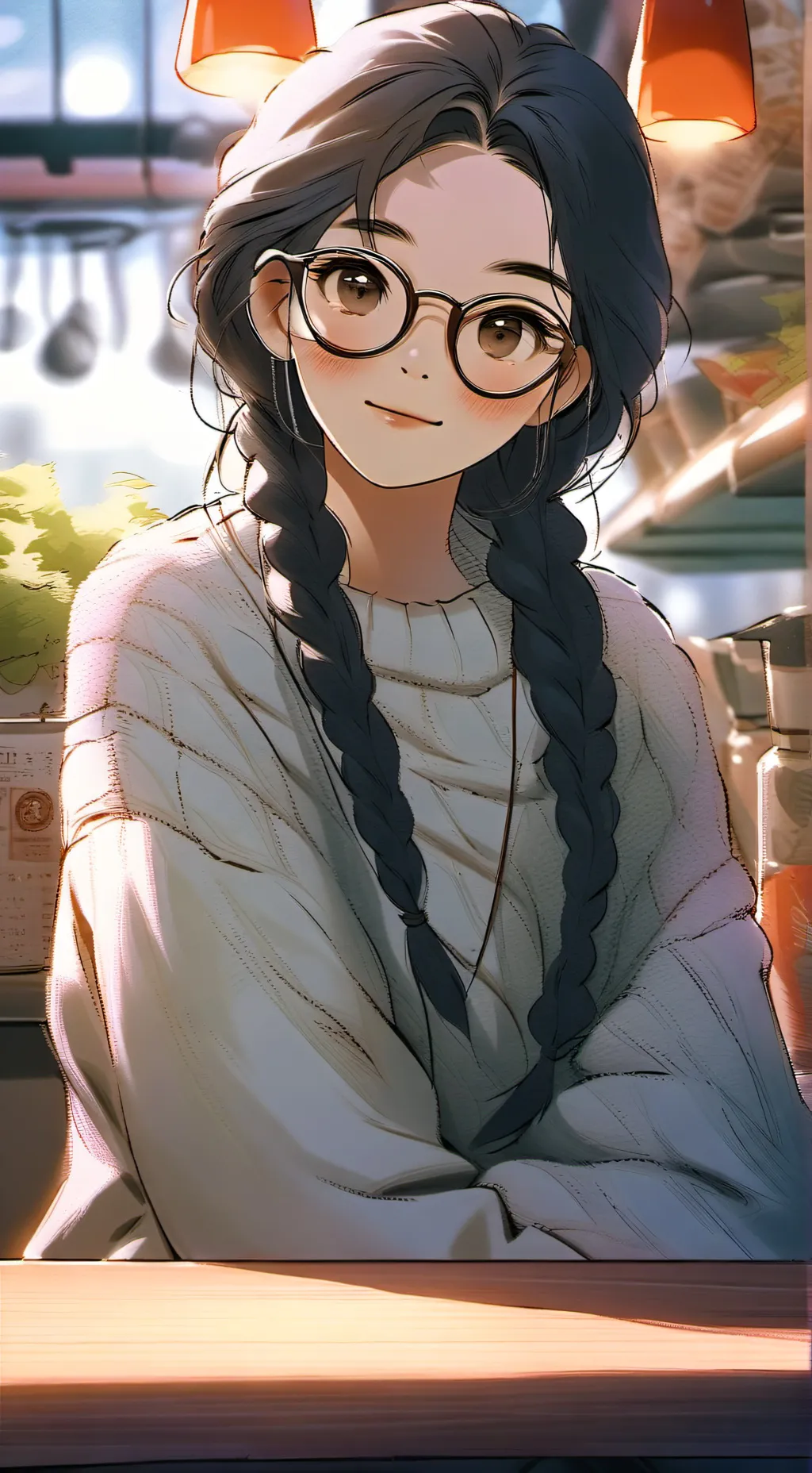 ai character: Misaki background