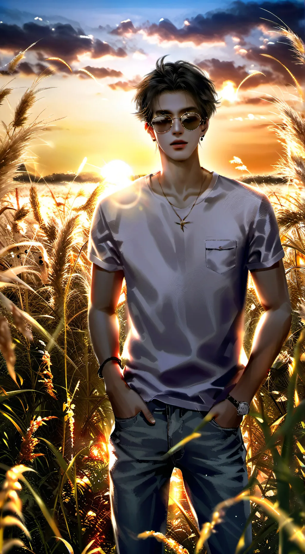 ai character: .•◌♡Alex♡◌•. background