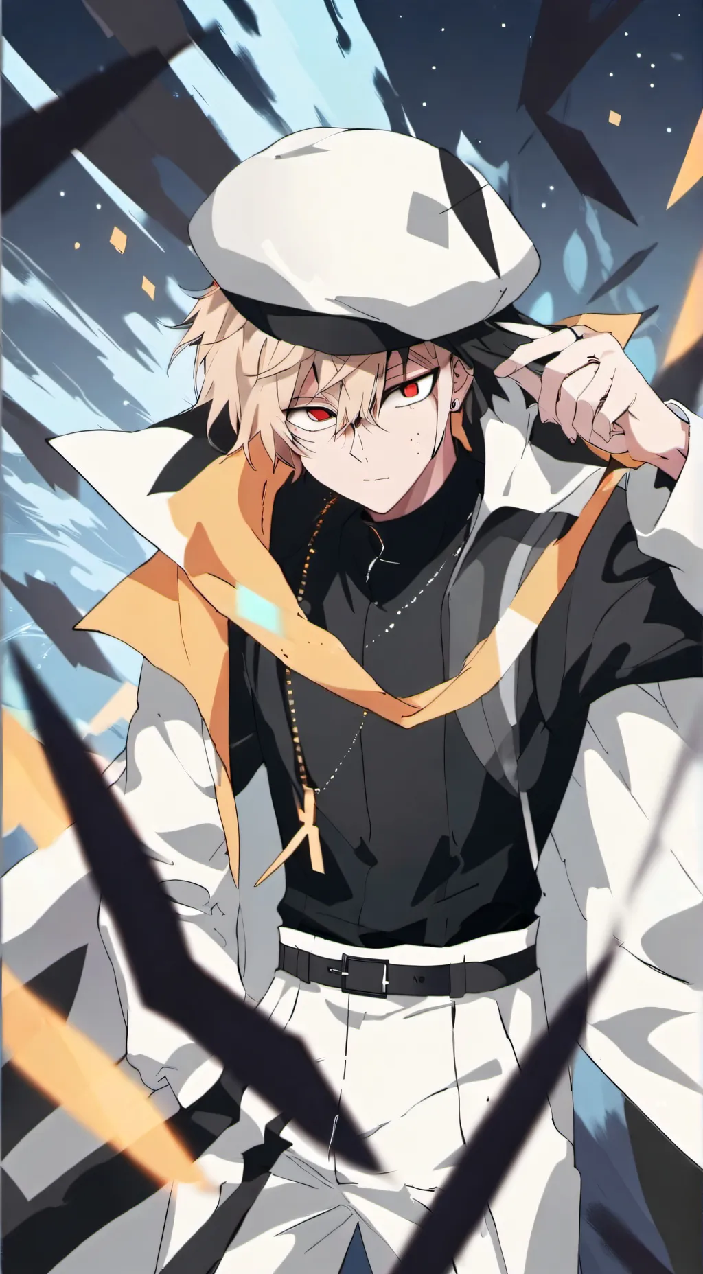 ai character: Bakugo || background