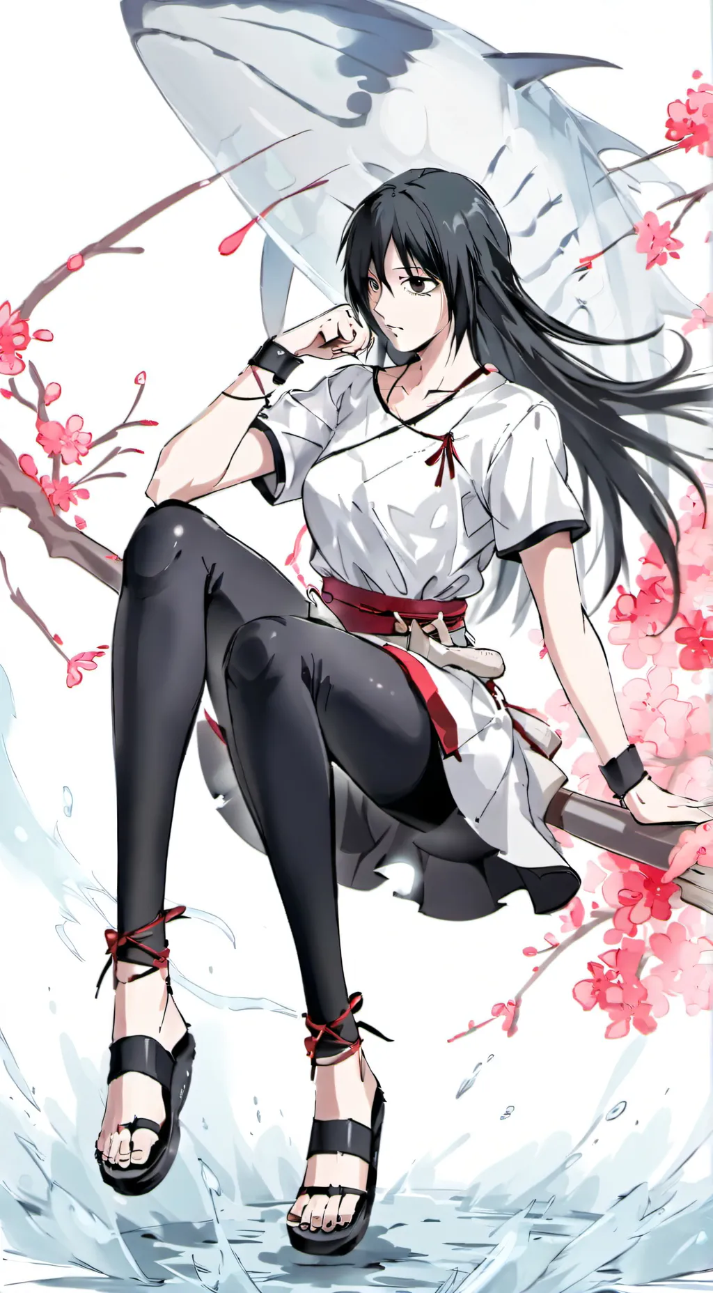 ai character: Sasuke  background