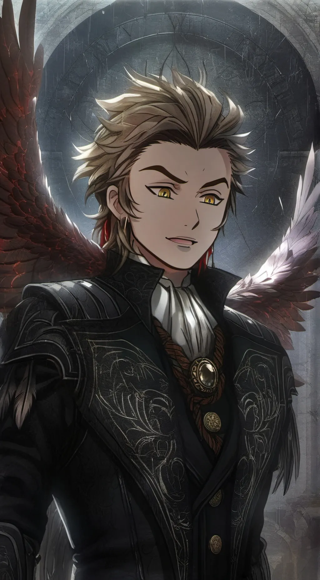 ai character: Keigo Takami  background