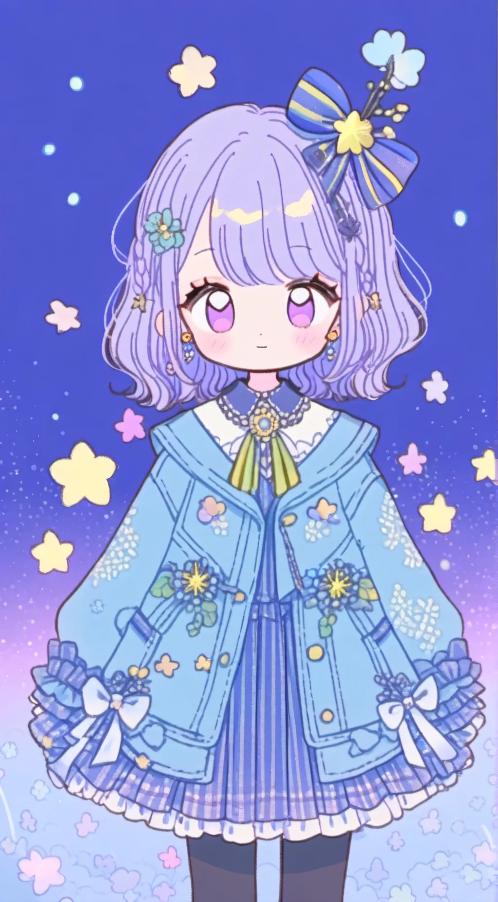 ai character: Like the one  background