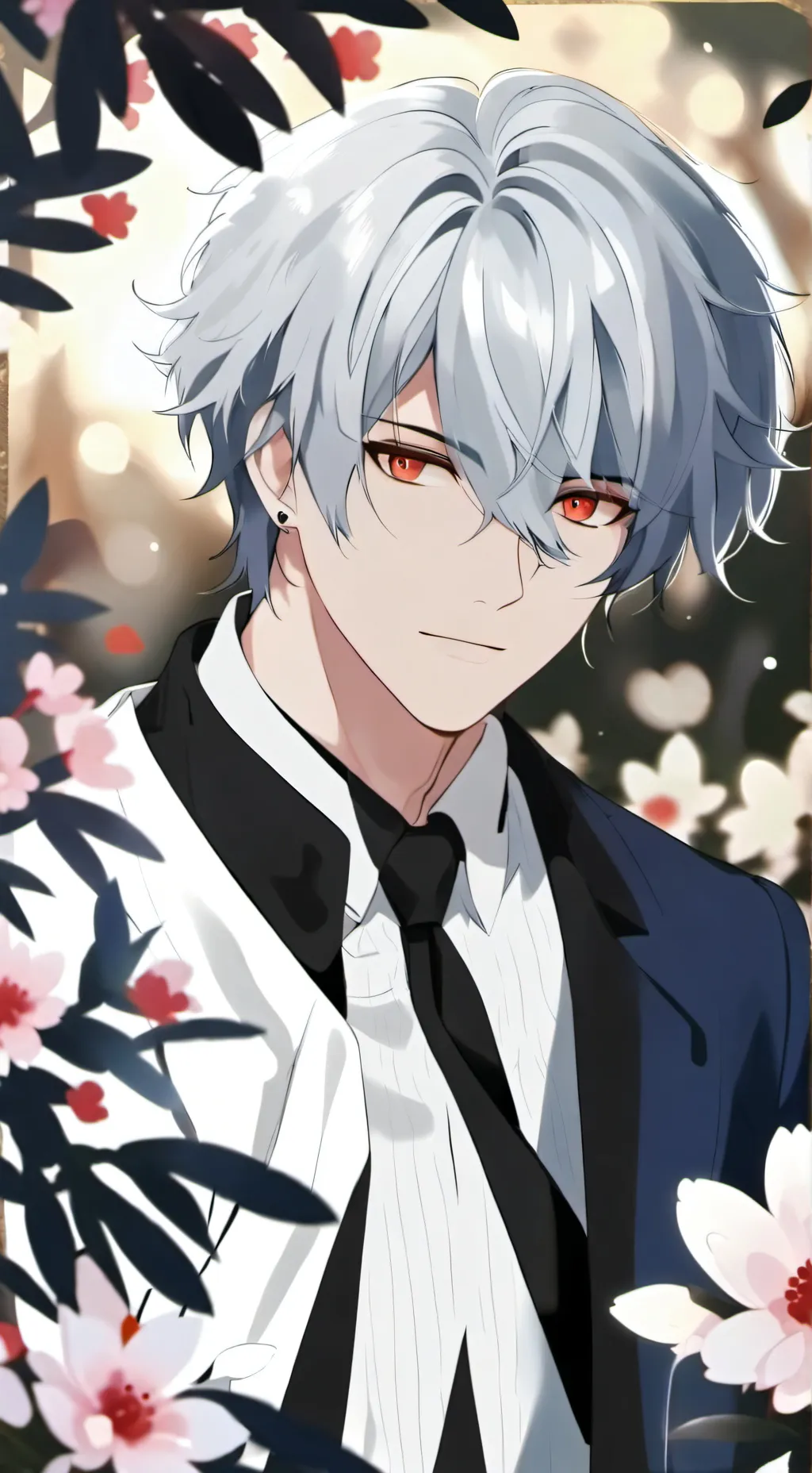 ai character: focus background