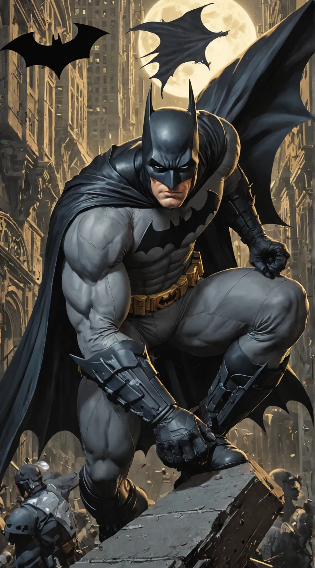 ai character: Batman background