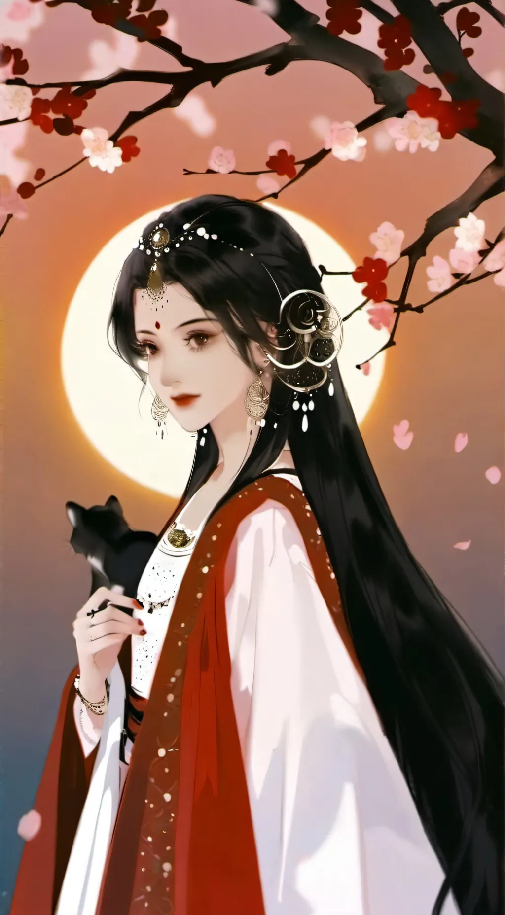 ai character: Woman can lead background