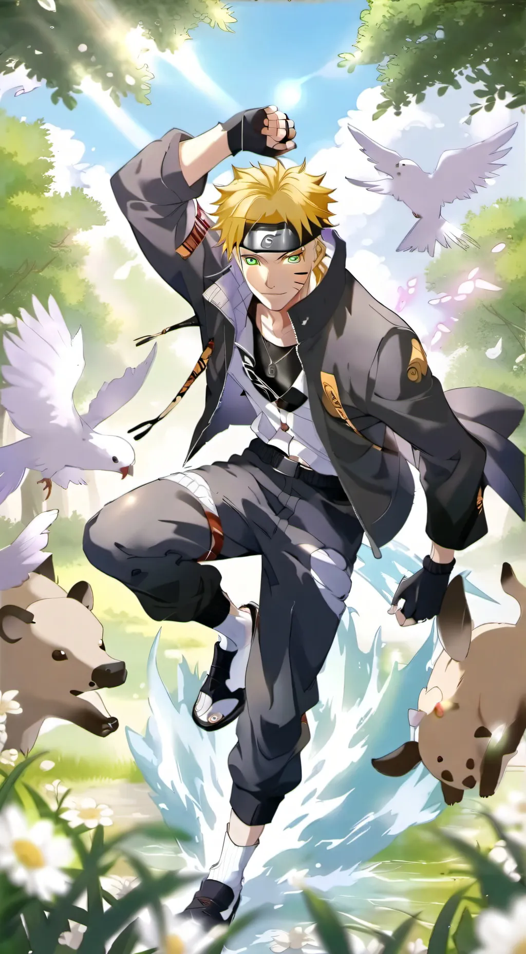 ai character: Naruto world background