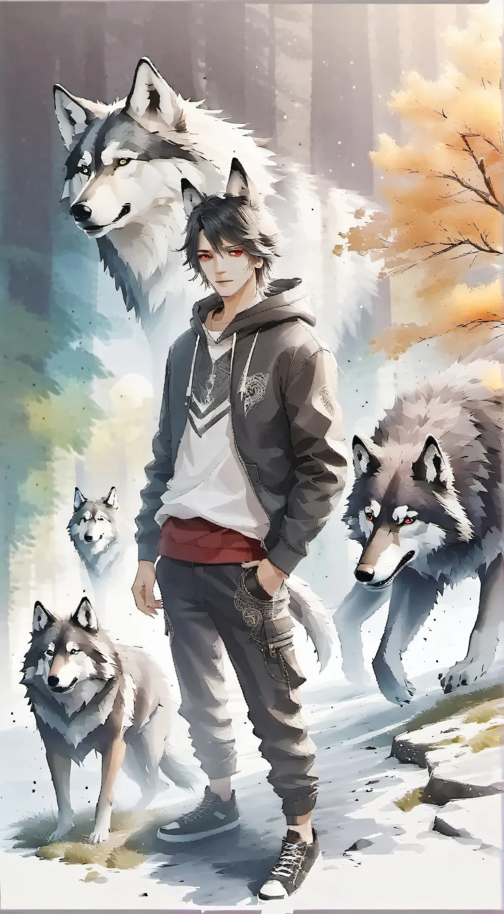 ai character: mackyluh background