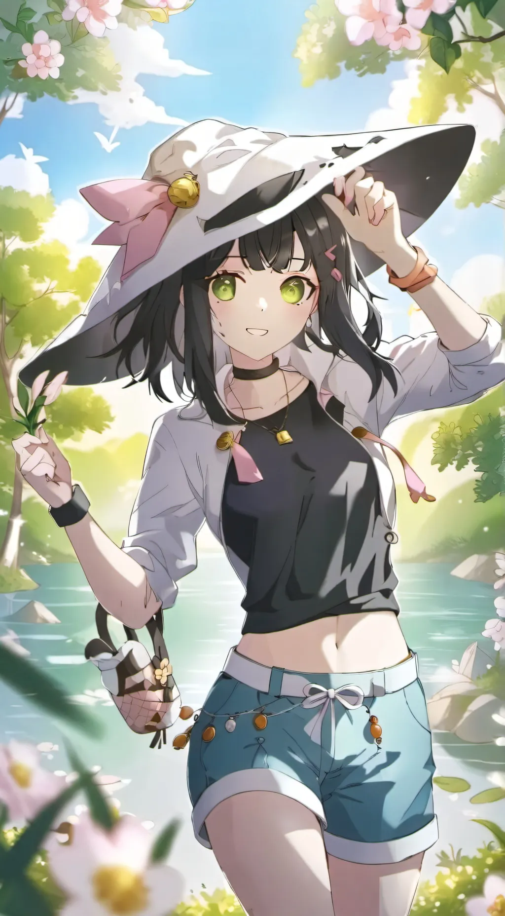 ai character: Lucie  background