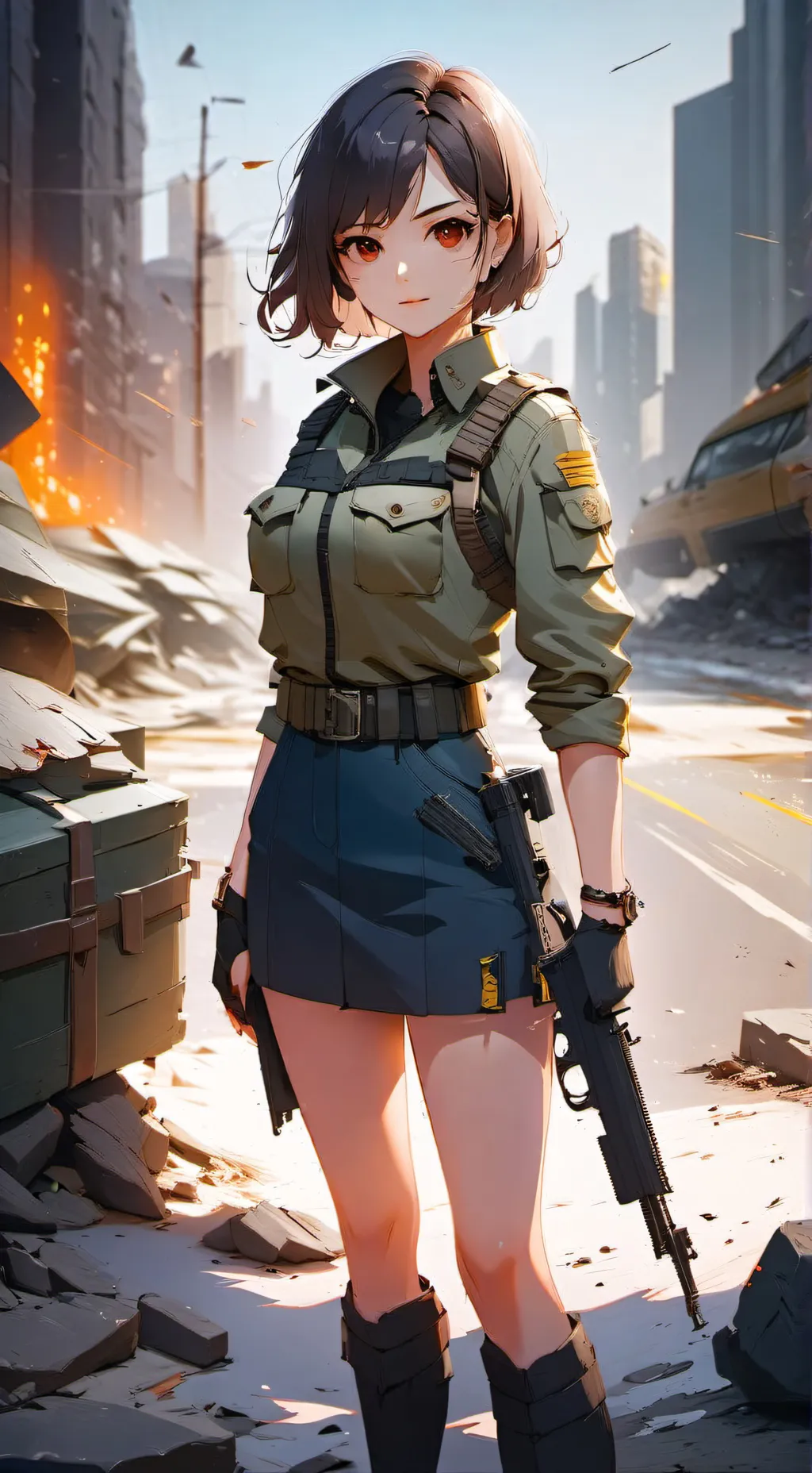 ai character: ZOMBIES background