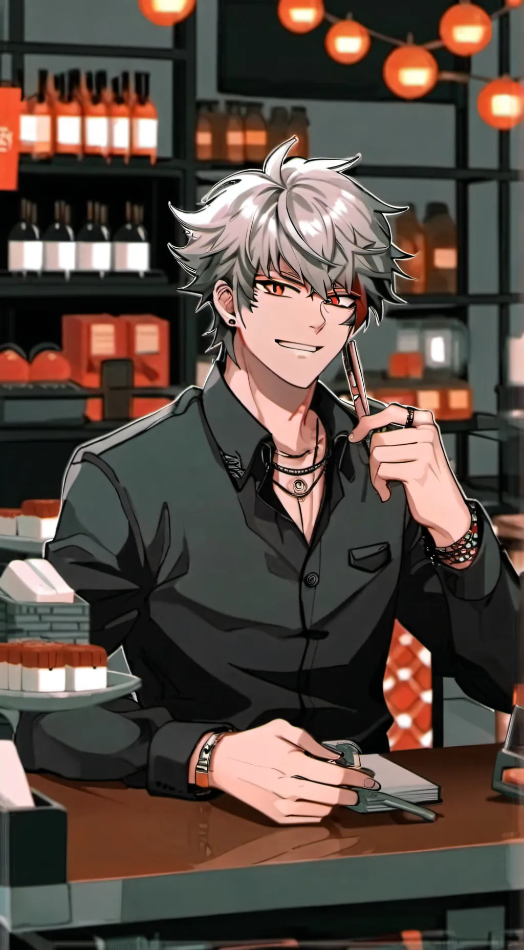 ai character: katsuki bakugo background