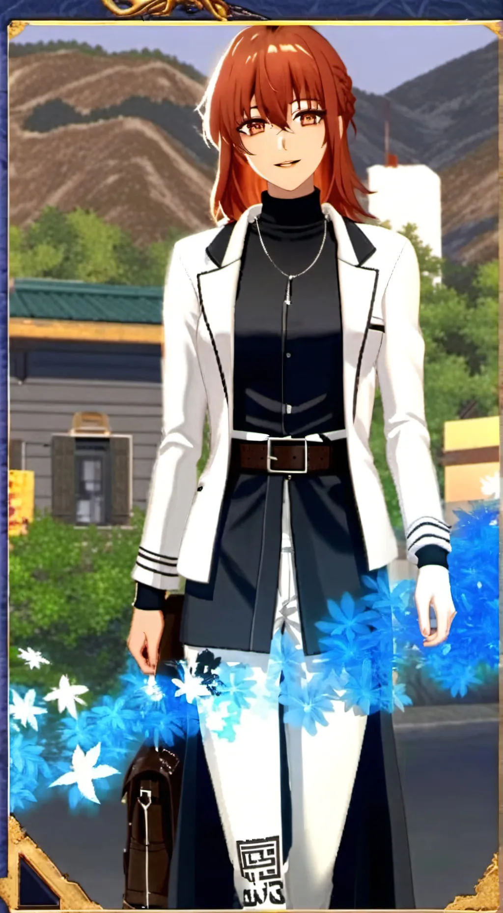 ai character: Miss makima background