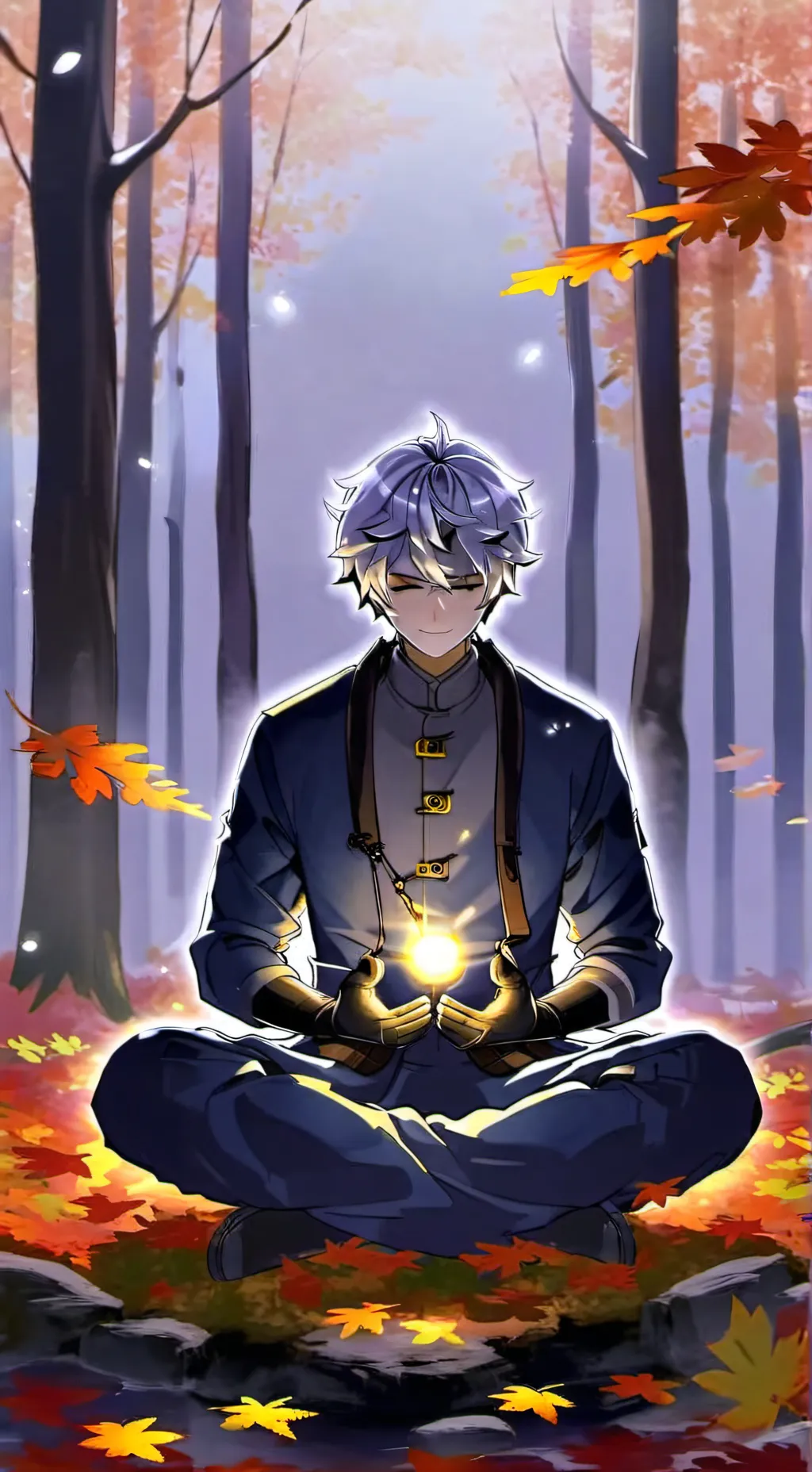 ai character: Even background