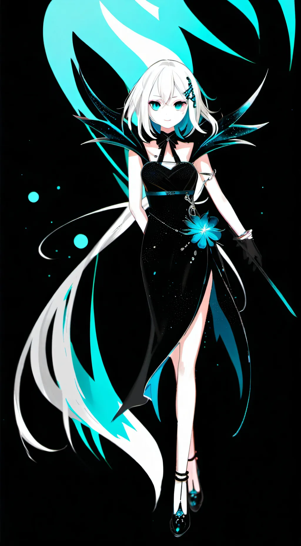 ai character: Miku's💙 sister background