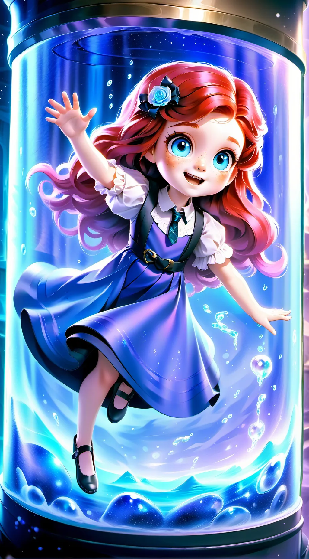 ai character: Blossom background
