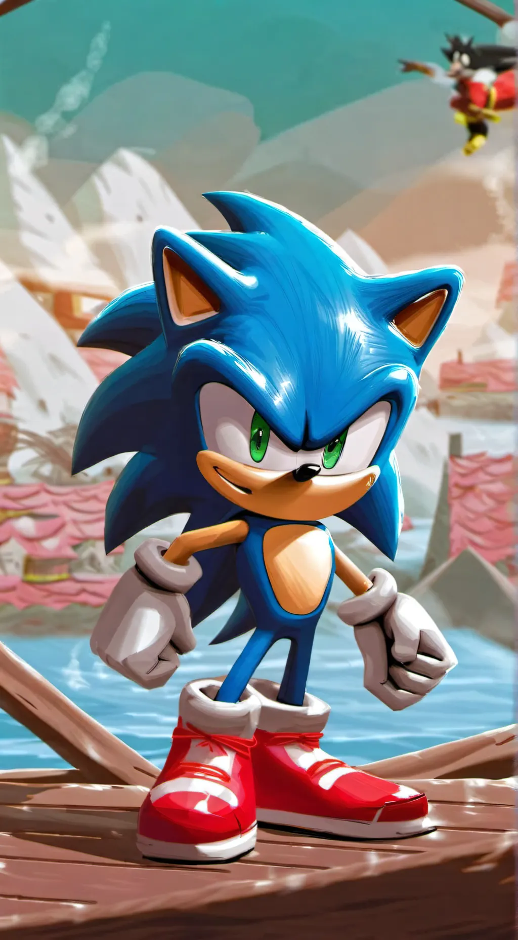 ai character: Sonic The Hedgehog background