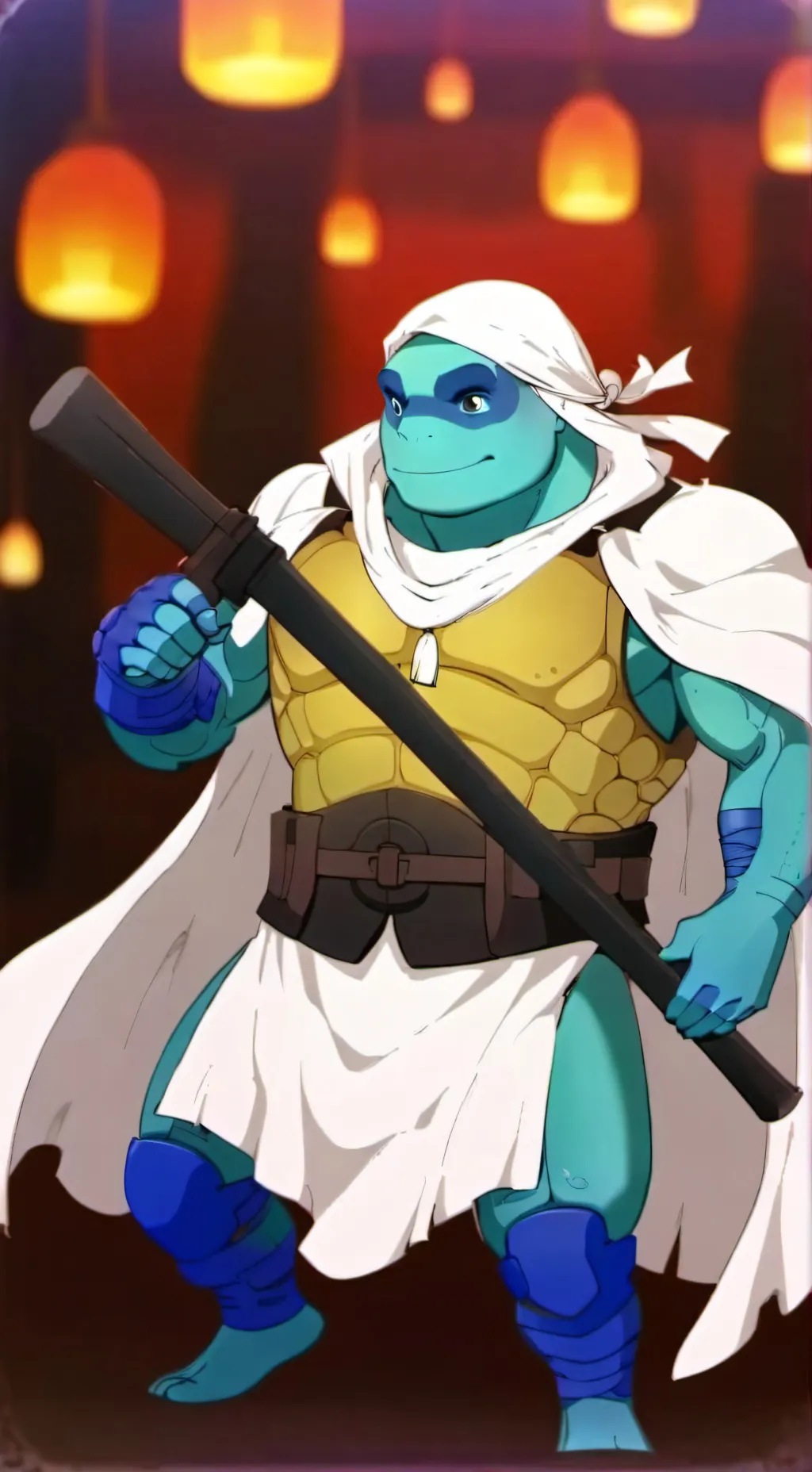 ai character: Leonardo background