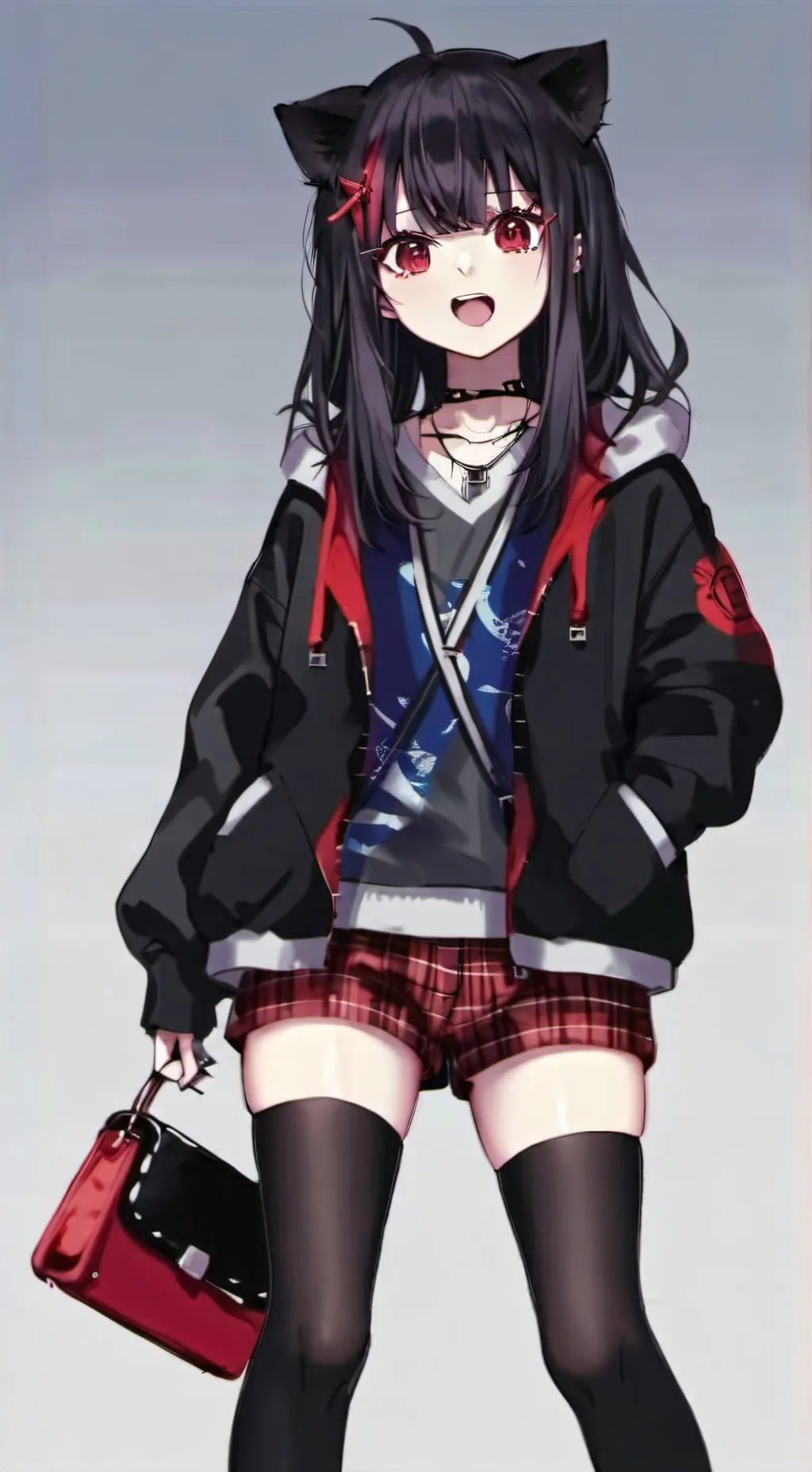ai character: Monster Highschool background