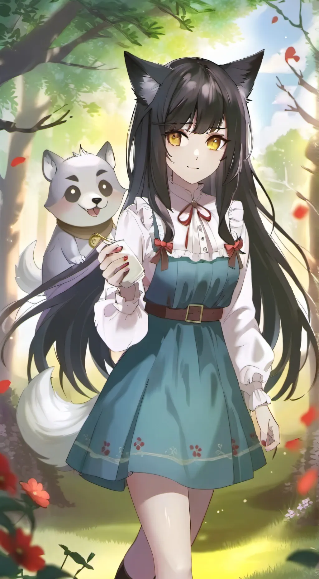 ai character: Moonlight  background