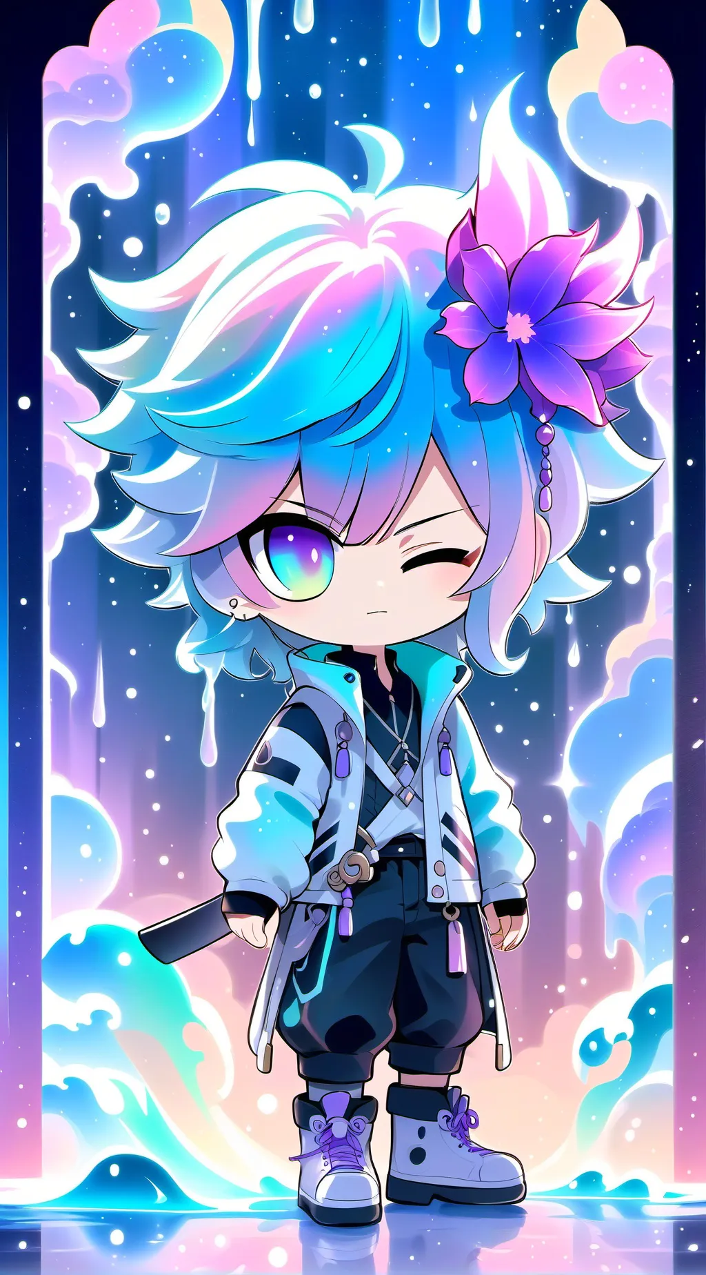 ai character: Leon-kun background
