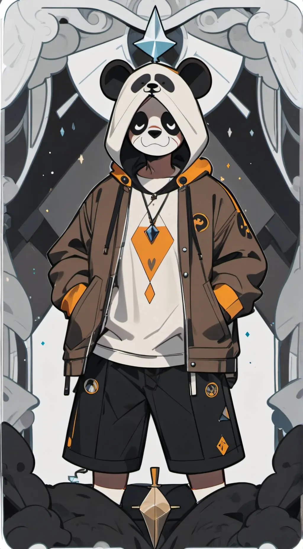 ai character: Bear sans background