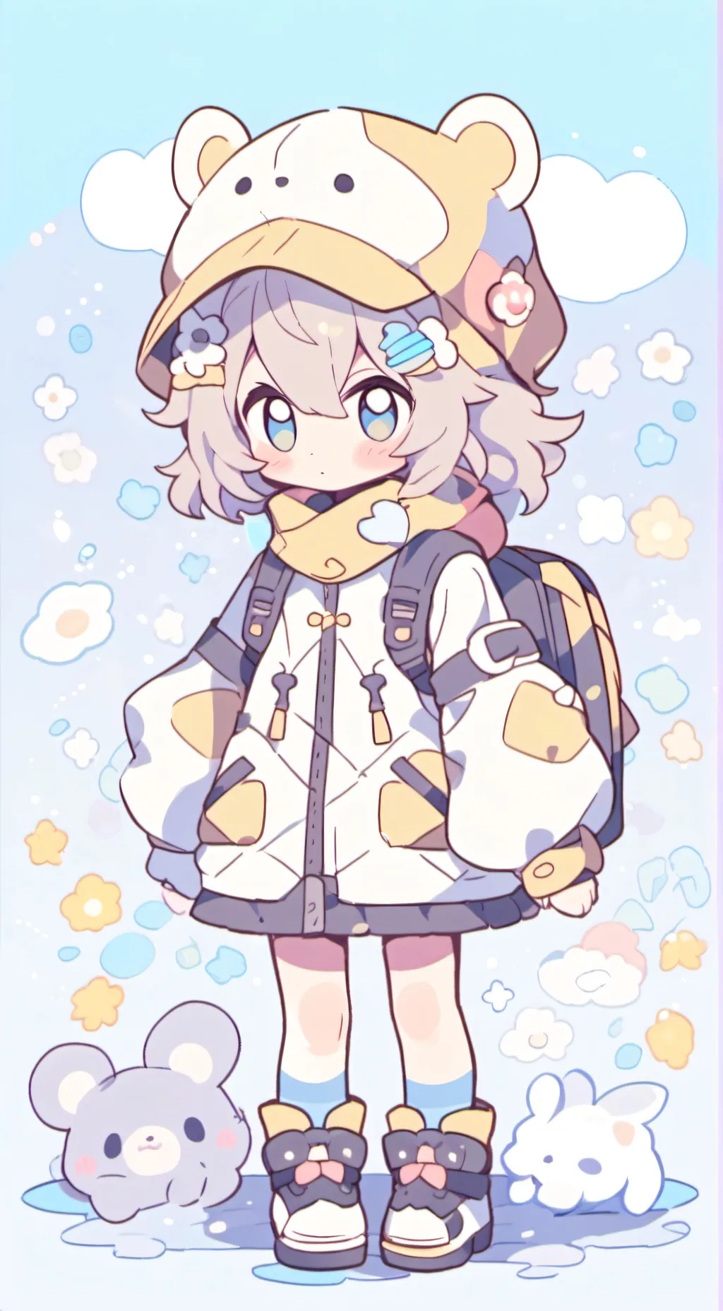 ai character: 🌼M I N S U N G🌼 background