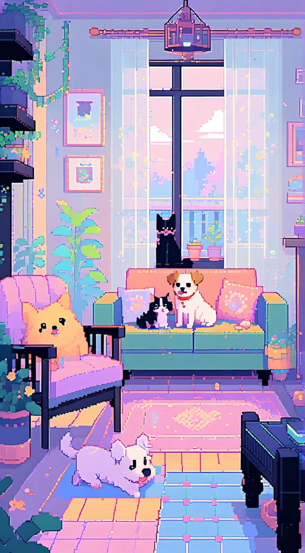 ai character: 🐱Mha pet daycare🐶 background