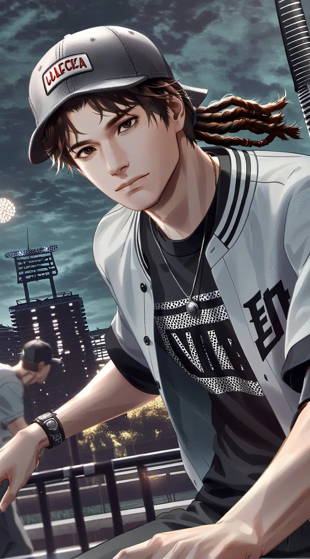ai character: ★tom kaulitz★ background