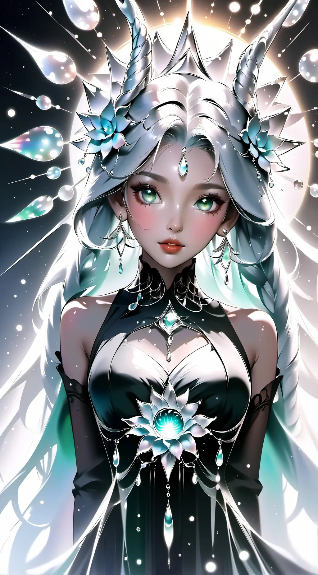 ai character: Princess moonlight background